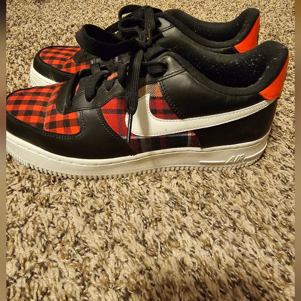 Nike Air Force 1 Low GS Flannel